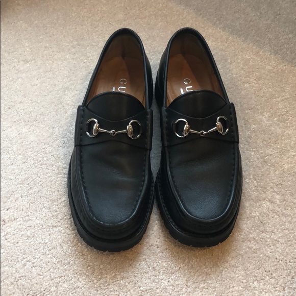 Gucci Other - Gucci Men’s Black Leather Horsebit Loafer Size 8